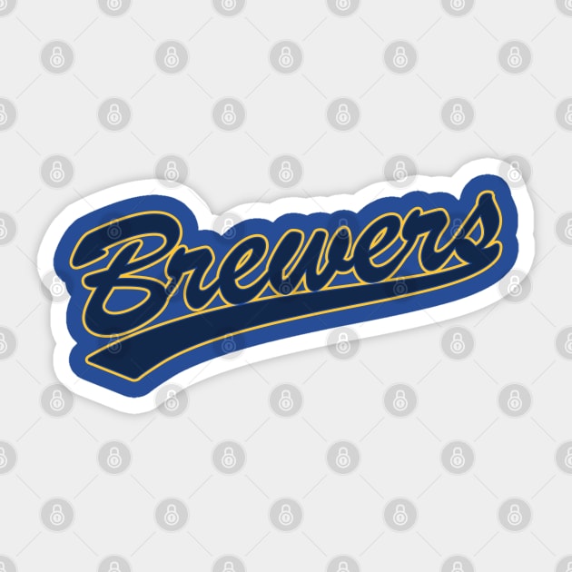 Brewers Sticker by Nagorniak